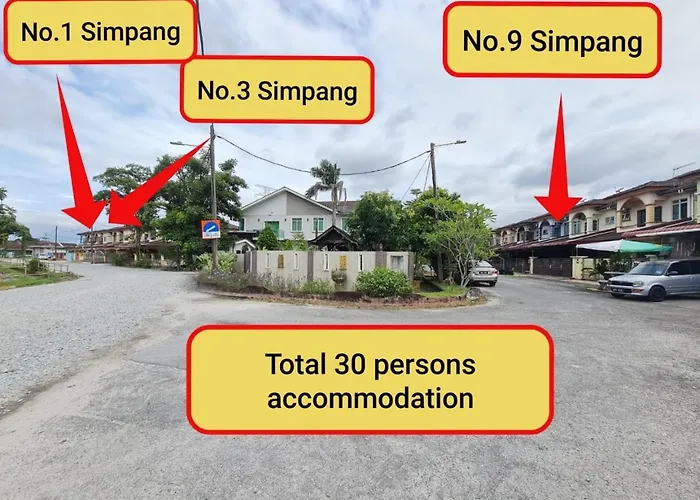 Air-Home No 28 Simpang Near Aulong Econsave, 3Br, 7Pax, Netflix